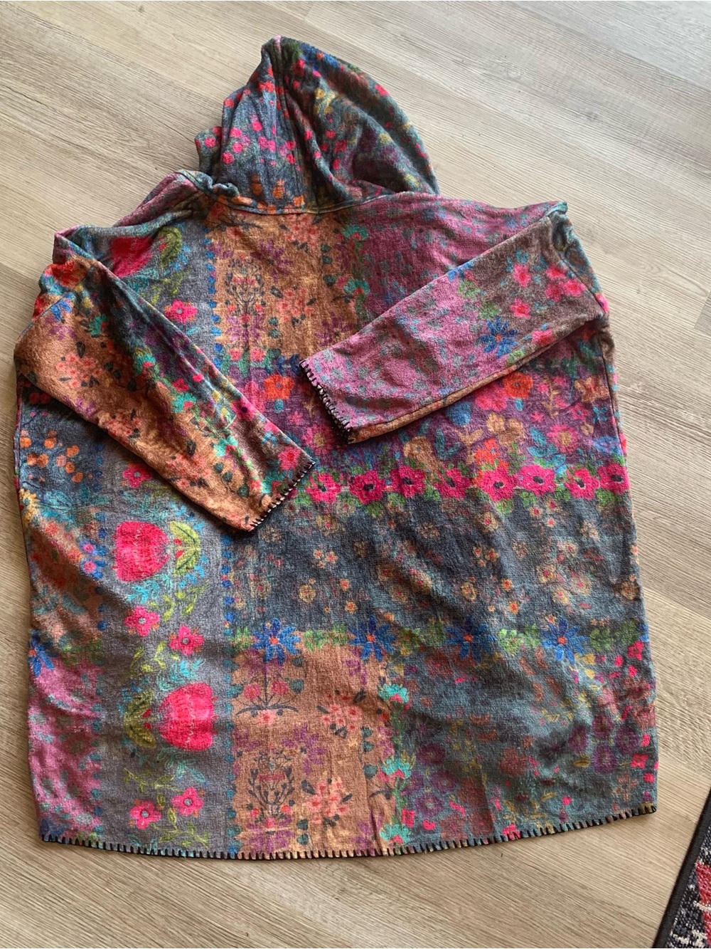 NATURAL LIFE Cozy Blanket Hoodie Kimono/Robe - Picture 7 of 13